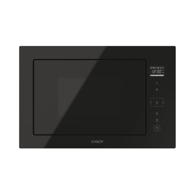 Mikrovlnné rúry, Vstavaná, Mikrovlnná rúra + Gril, 25 litrov, Čierna