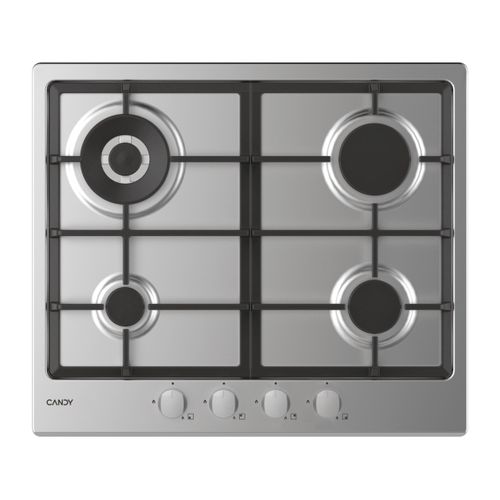 Placas, Gás,, 4 posições, Inox, Placa de inox