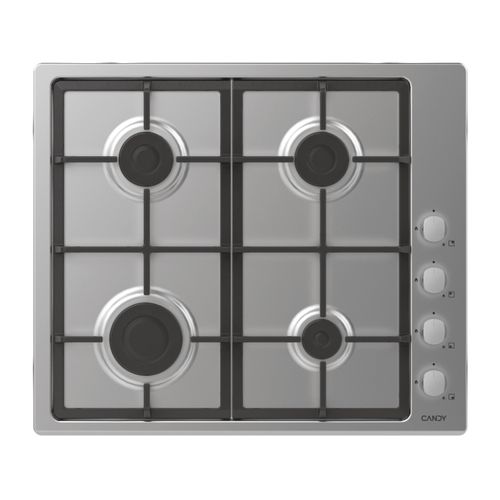Ploča, Plinska, 4 zona, Inox, Nehrđajući čelik