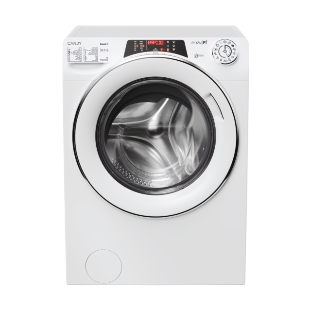 Front loading washing machines, Freestanding, 12.5 kg, White, 16 programmes