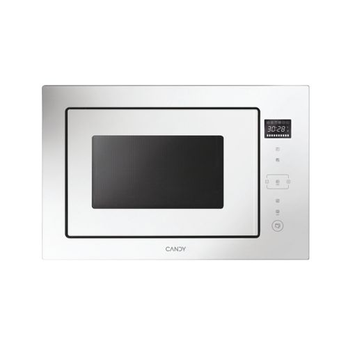 Microondas, Encastrado, Microondas + Función grill, 28 litros, Blanco