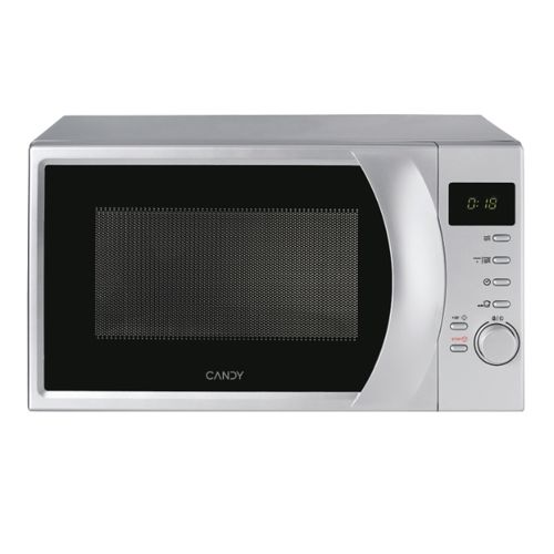 Microondas, Libre instalación, Microondas + Función grill, 20 litros, Silver