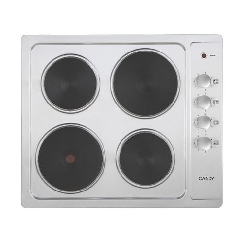 Tables de cuisson, Electrique, 4 zones, Inox, Inox plate