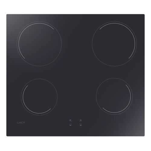 Tables de cuisson, Vitrocéramique, 4 zones, Noir, Vetroceramic