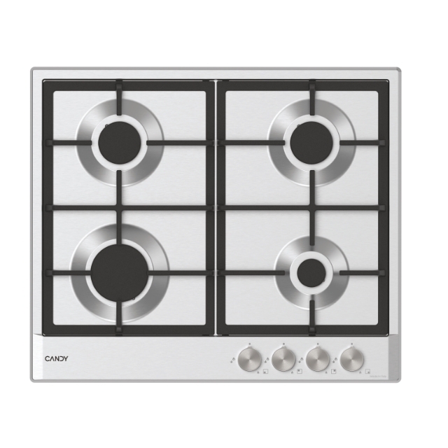 Hobs, Gas, 4 zones, Stainless Steel, Inox/Steel