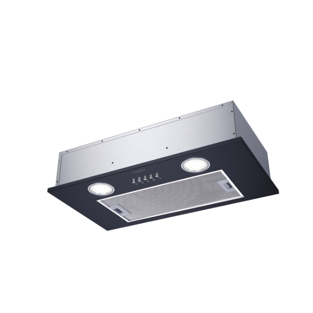 Okapy, Built-in, Built-in/Fixed, Czarny, LED