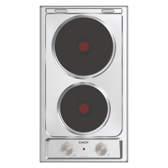 Hobs, Hot plate, 2 zones, Stainless Steel, Inox plate