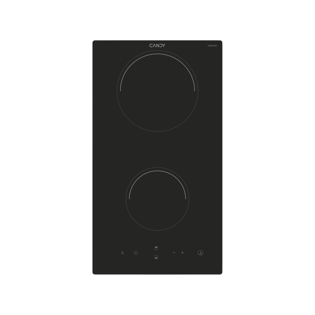 Hob, Induction, 2 zones, Black, Vetroceramic
