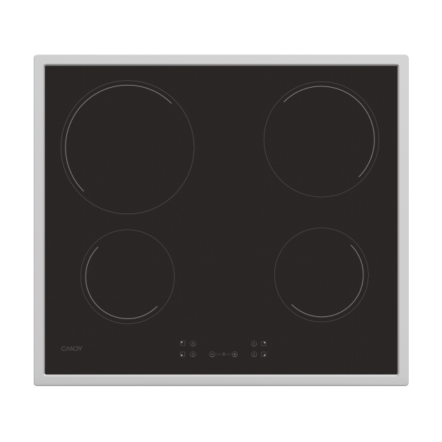 Keramička, 4 područja, Crna, Keramička, Š x D x V (mm): 50x592x522