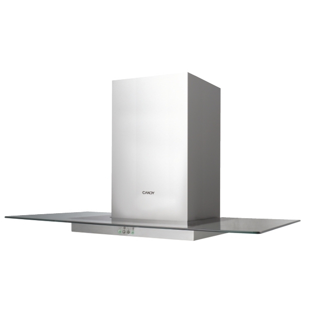 Hood, Wall-mounted, Décor, Stainless Steel, LED