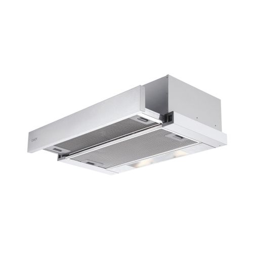 Hoods, Wall-mounted, Built-in/Telescopic, White, Halogen