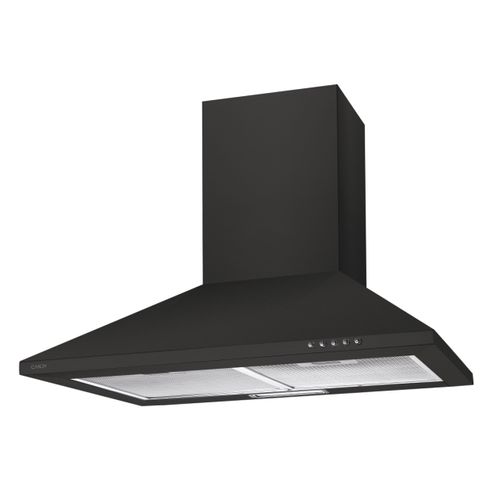 Hood, Wall-mounted, Integrated, Black, LED