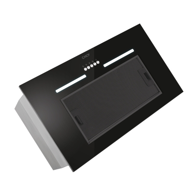 Okapy, Built-in, Built-in/Fixed, Czarny, LED