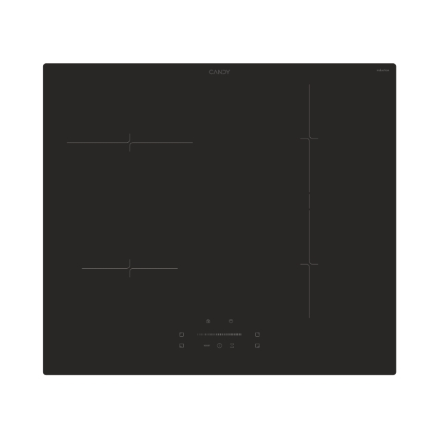 Hob, Induction, 4 zones, Black, Vetroceramic