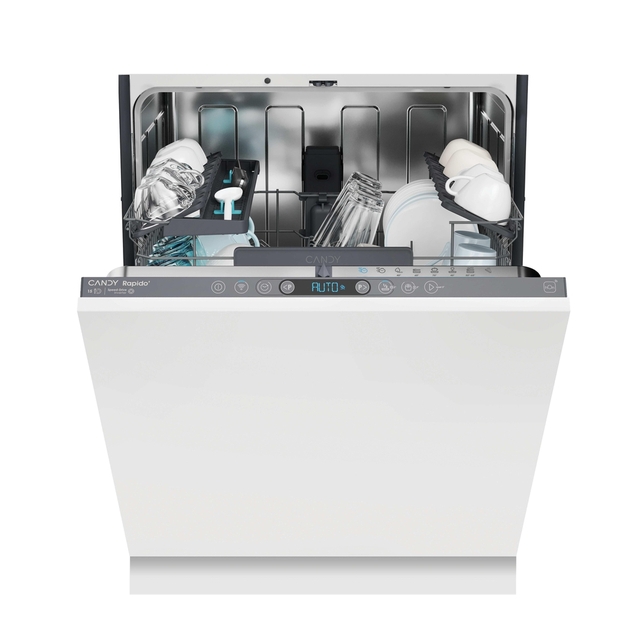 Dishwasher, Full-integrated, 15 place settings, Class D, Advanced remote control and extra content (Wi-Fi + BLUETOOTH®)