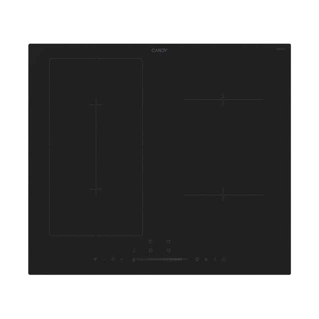 Plaque de cuisson, Induction, 4 zones, Noir, Vetroceramic