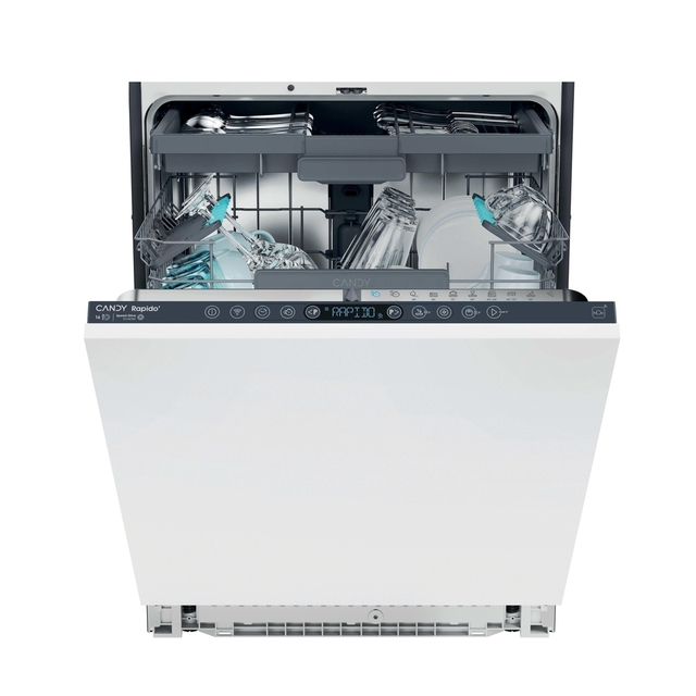 Pilnībā integrēta, 16 komplekti, Klase B, Moderna tālvadība un saturs (Wi-Fi + BLUETOOTH®), P x D x A (mm) 597x555x818