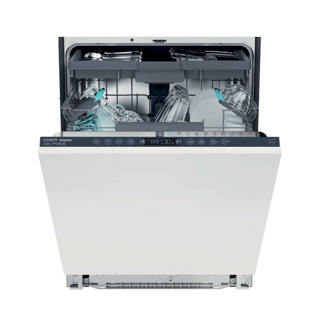 Pilnībā integrēta, 16 komplekti, Klase B, Moderna tālvadība un saturs (Wi-Fi + BLUETOOTH®), P x D x A (mm) 597x555x818