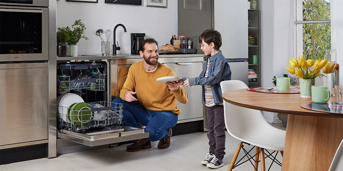 Candy Rapidò, la nuova lavastoviglie più veloce e più spaziosa di sempre.