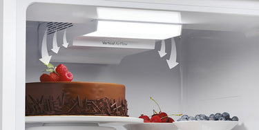 Vertical Airflow: freschezza uniforme che mantiene ogni alimento al top